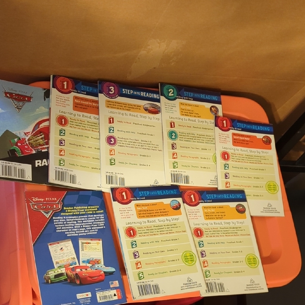Disney Cars Lot Of 8 Books - Picture 2 of 2